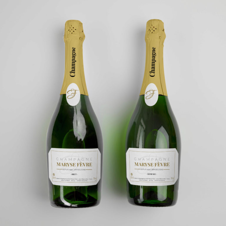 bouteilles de champagne Maryse Fèvre
